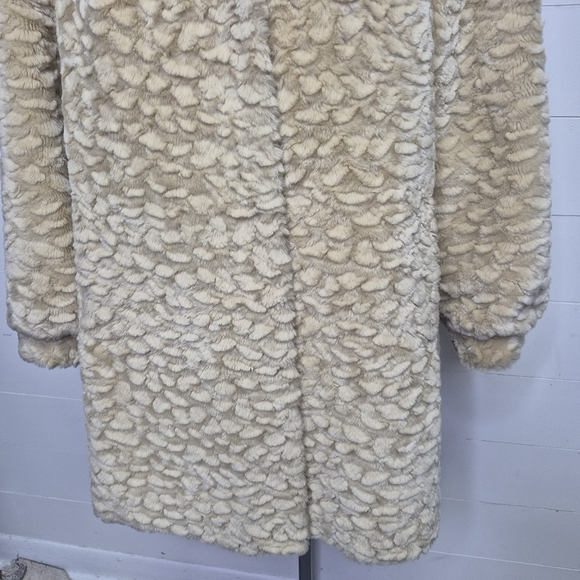 Brooks Brothers Cotton Faux Fur Coat Size L - Picture 5 of 16